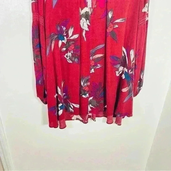 Free People Tree Swing Tunic Electric Orchid Size XS - Picture 6 of 9